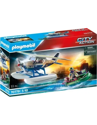 Playmobil policia hidroavion: persecucion de contrabandista
