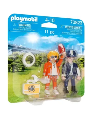 Playmobil duo pack doctor y policia