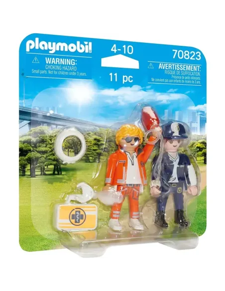 Playmobil duo pack doctor y policia