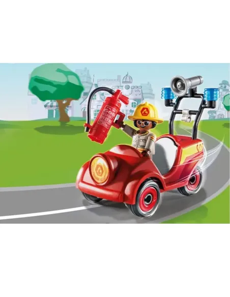 Playmobil d.o.c. mini coche de bomberos