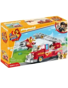 Playmobil duck on call camion de bomberos