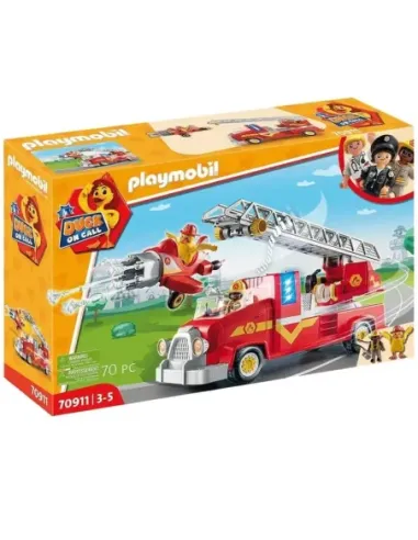 Playmobil duck on call camion de bomberos
