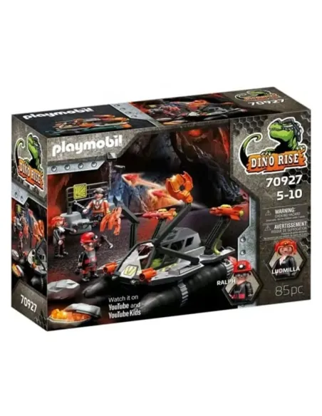 Playmobil dino rise comet corp. taladro de demolicion