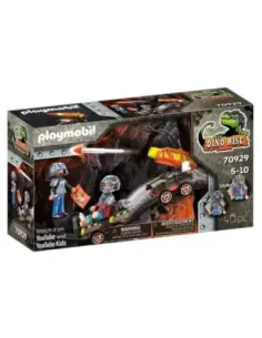 Playmobil dino mine carro de cohetes