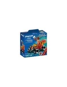 Playmobil city action quad de rescate
