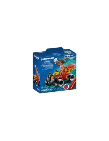 Playmobil city action quad de rescate