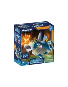 Playmobil dragones: nine realms: plowhorn & d'angelo