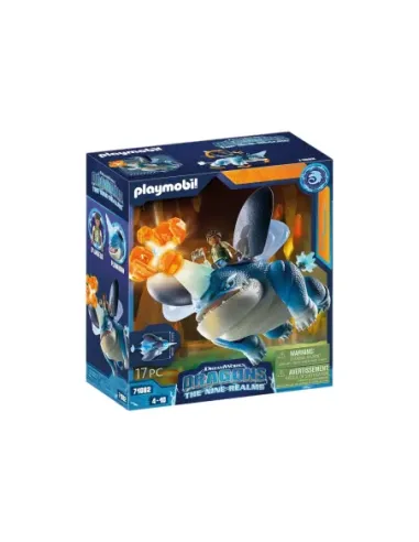 Playmobil dragones: nine realms: plowhorn & d'angelo