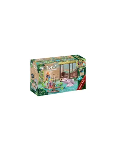 Playmobil wiltopia -  tour de remo con los delfines de río