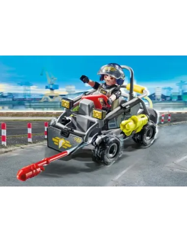 Playmobil fuerzas especiales quad multiterreno