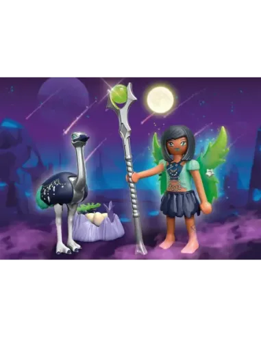 Playmobil ayuma crystal y moon fairy con animales del alma