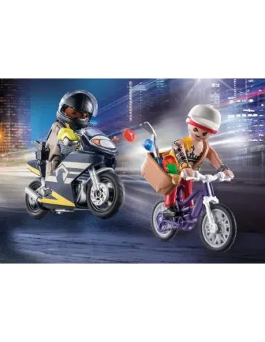 Playmobil starter pack fuerzas especiales y ladrón