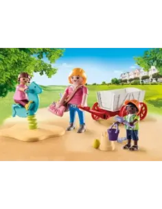 Playmobil starter pack educadora con carrito