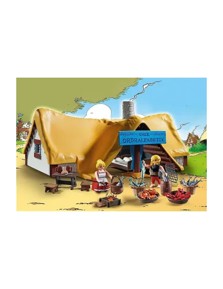 Playmobil asterix: la cabaña de ordenalfabetix