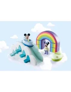 Playmobil 1.2.3 & disney mickey y minnie casa en las nubes
