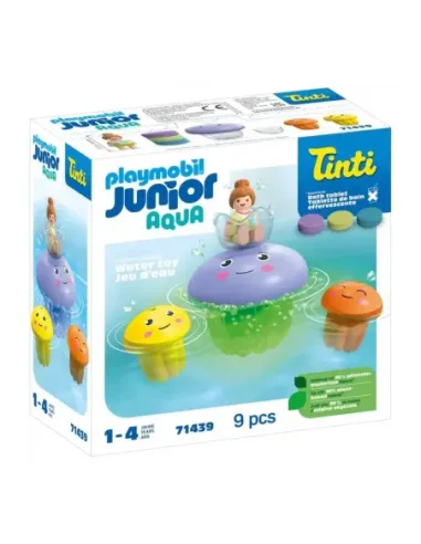 Playmobil junior tinti: familia de medusas de colores