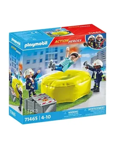 Playmobil bomberos con colchoneta