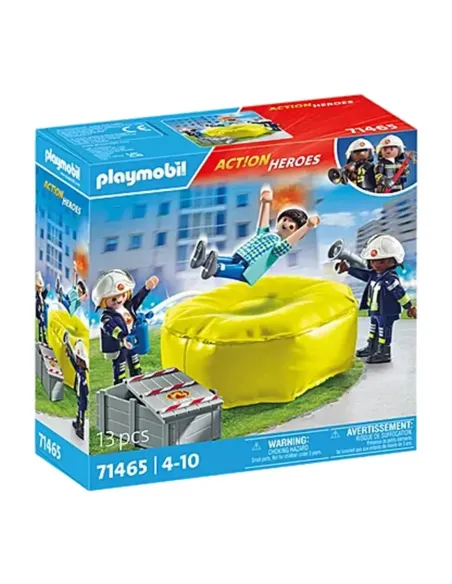 Playmobil bomberos con colchoneta