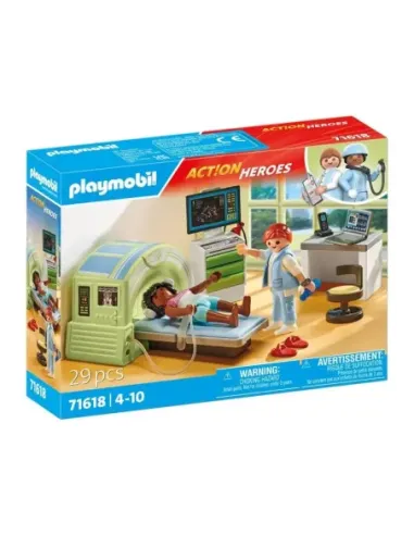 Playmobil action heroes: resonancia con paciente