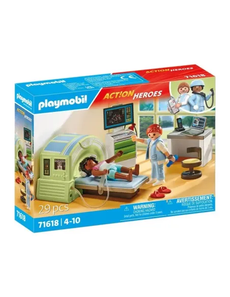 Playmobil action heroes: resonancia con paciente