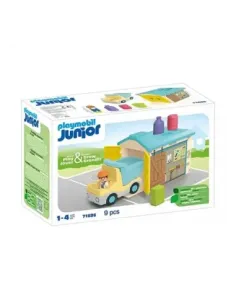 Playmobil junior camión con garaje