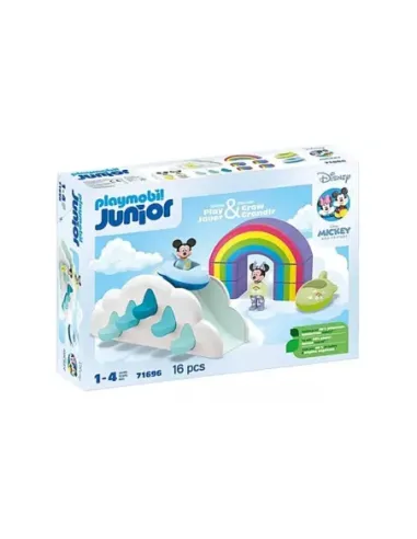 Playmobil junior: disney mickey y minnie casa en las nubes
