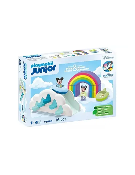 Playmobil junior: disney mickey y minnie casa en las nubes