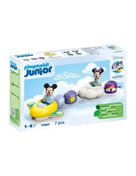Playmobil junior disney: mickey y minnie tren nube