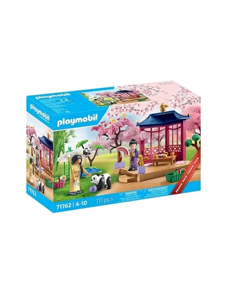 Playmobil -  jardín asiático con panda
