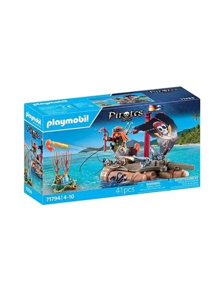 Playmobil -  bote pirata con tesoro