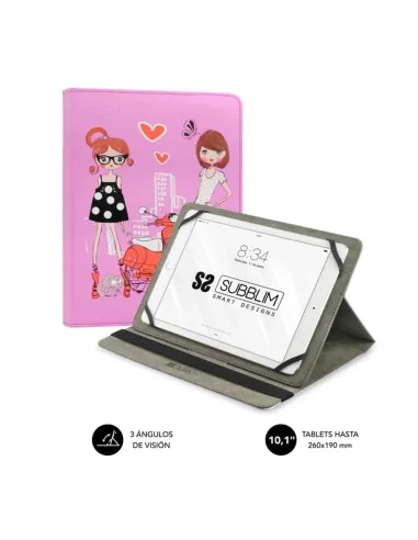 Funda subblim trendy case para tablet 10.1pulgadas fashion girls