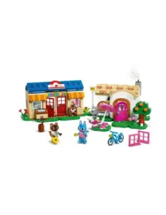 Lego animal crossing mininook y la casa de minina