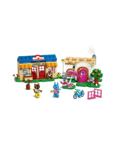 Lego animal crossing mininook y la casa de minina