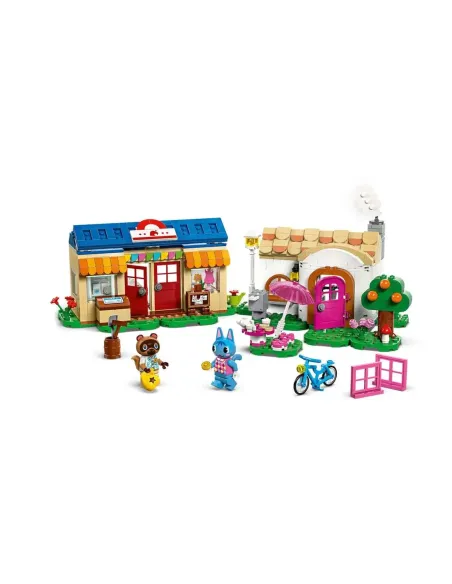 Lego animal crossing mininook y la casa de minina