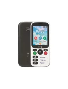 Telefono movil doro 780x black - white 2.8 pulgadas -  4g - blanco y negro
