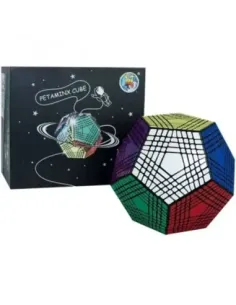 Cubo de rubik shengshou petaminx dodecaedro 9x9 negro