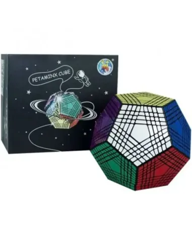 Cubo de rubik shengshou petaminx dodecaedro 9x9 negro