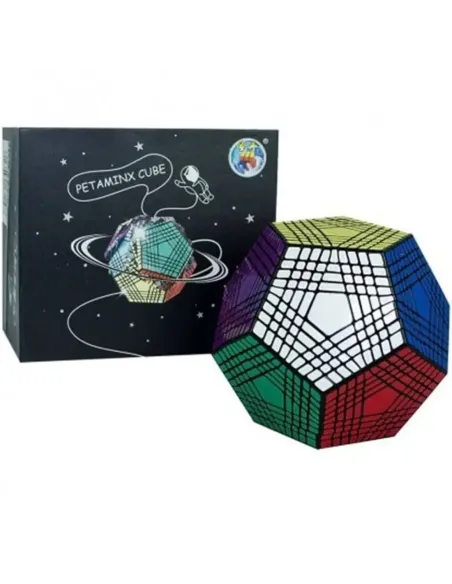 Cubo de rubik shengshou petaminx dodecaedro 9x9 negro