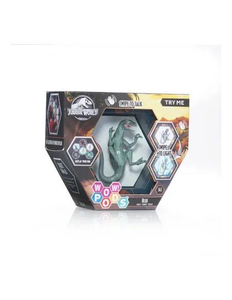 Figura wow! pod jurassic world blue sfx con sonido