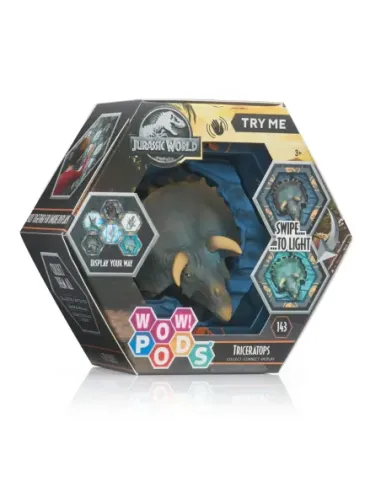 Figura wow! pod jurassic world dominion triceratops