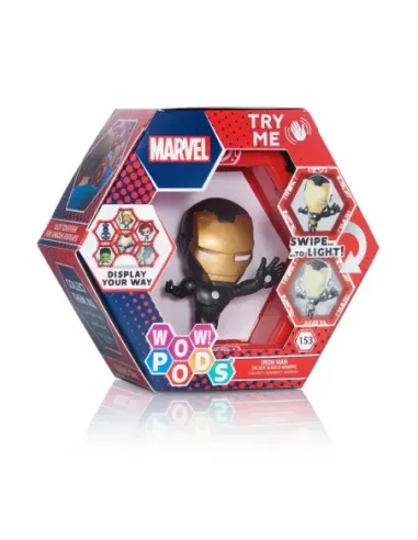 Figura wow! pod marvel iron man (black & gold armour)