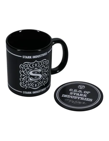 Taza + posavaso paladone stark industries