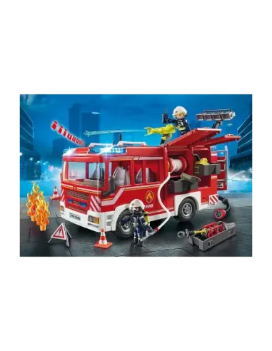 Playmobil ciudad accion -  camion de bomberos