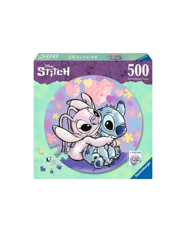 Puzzle ravensburger stitch y ángel 500 piezas