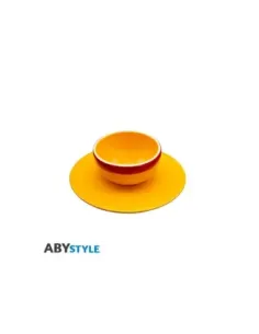 Set cuenco y platillo abystyle one piece sombrero de paja