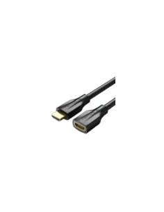 Cable Alargador HDMI 8K Vention AHBBF/ HDMI Macho - HDMI Hembra/ 1m/ Negro