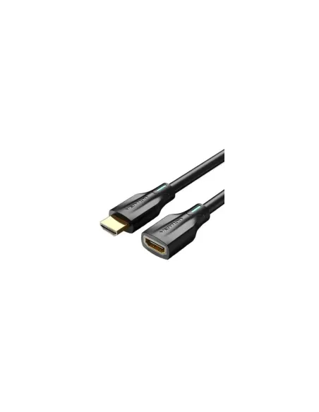 Cable Alargador HDMI 8K Vention AHBBF/ HDMI Macho - HDMI Hembra/ 1m/ Negro