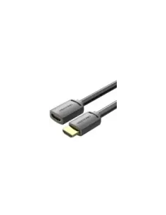 Cable Alargador HDMI 4K Vention AHCBF/ HDMI Macho - HDMI Hembra/ 50cm/ Negro