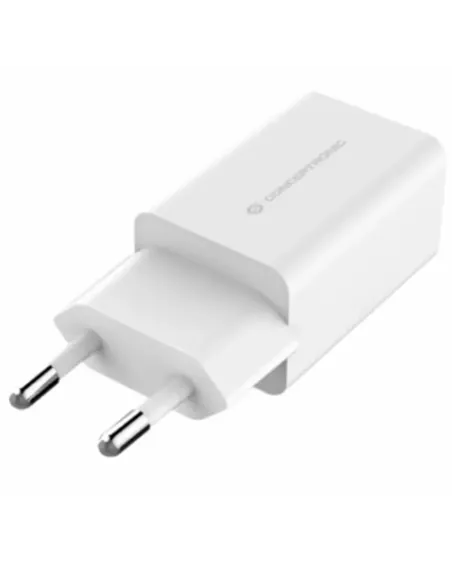 Cargador conceptronic 2xusb 5v - 12w blanco