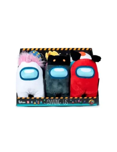 Surtido peluches 6 unidades among us edicion limitada